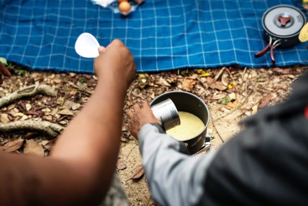 camping hacks cook