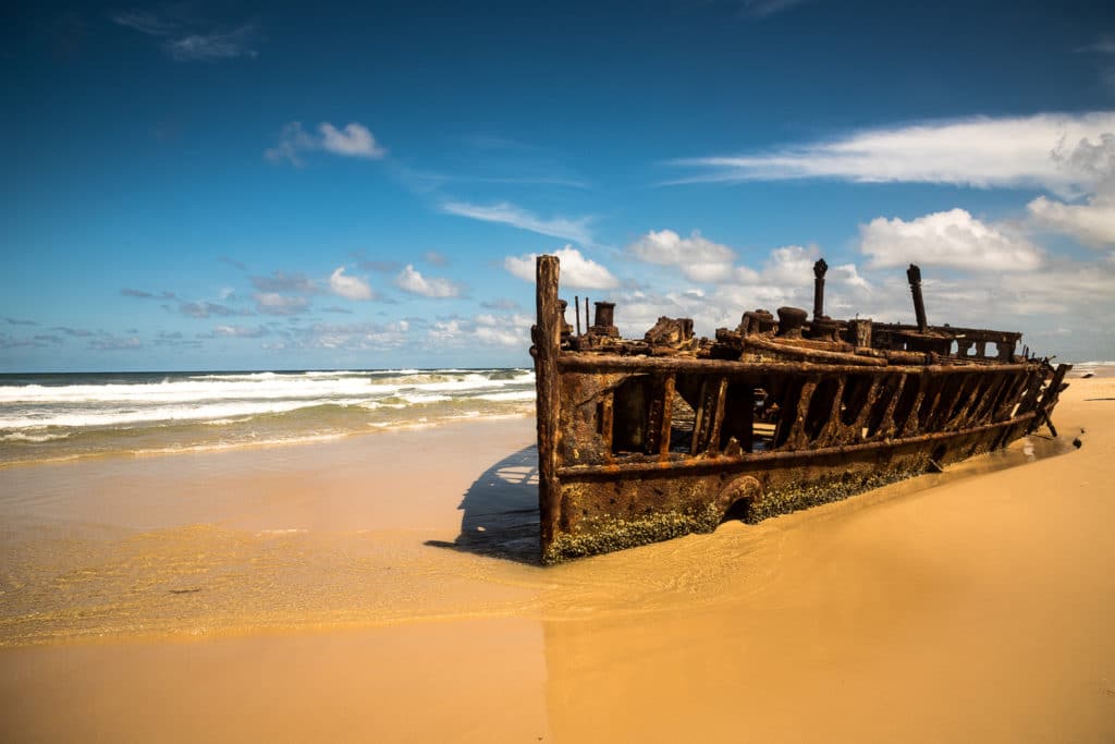 Fraser Island Maheno Ship Wreck 
