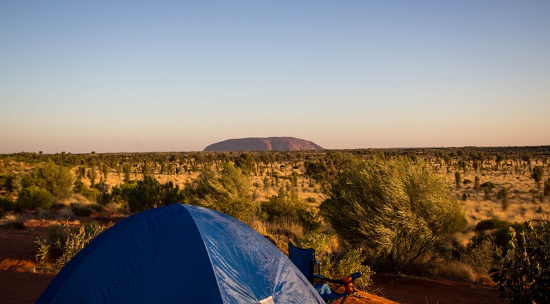 camping uluru